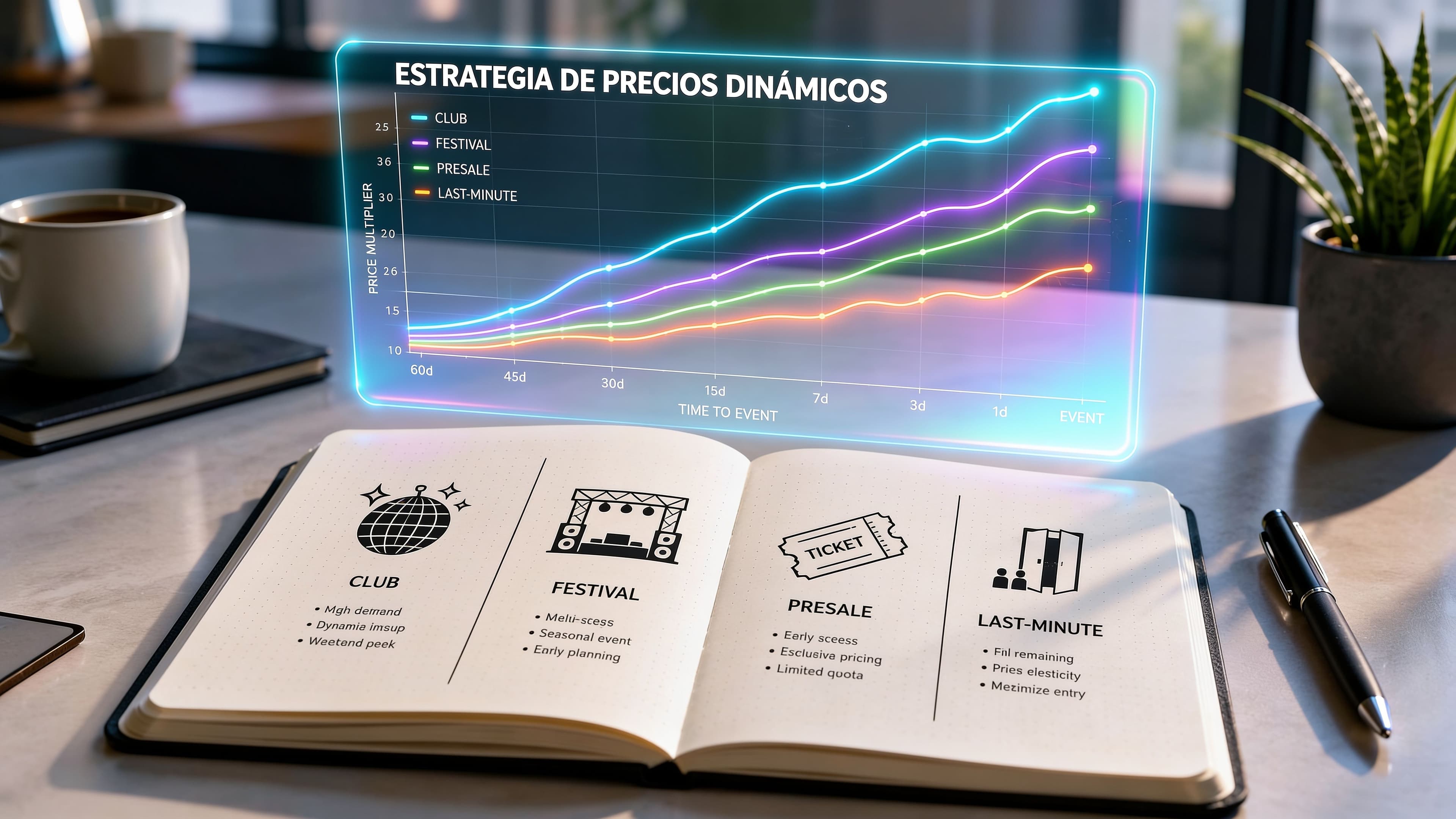 Precios dinámicos ejemplos: 8 claves para eventos 2026